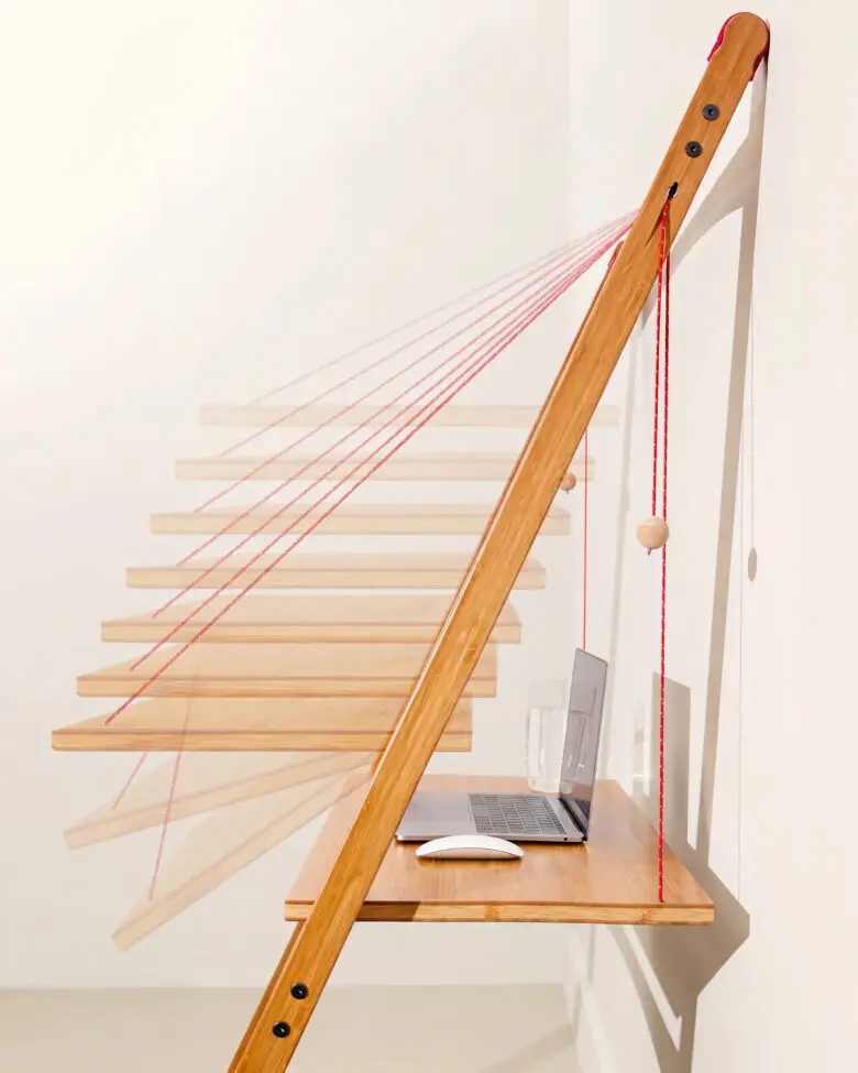 Leandesk Folding Sit-Stand Desk - Image 3