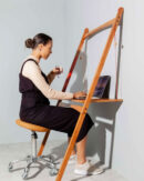 Leandesk Bamboo Folding Sit-Stand Desk – The Space Saving Ergonomic Workstation