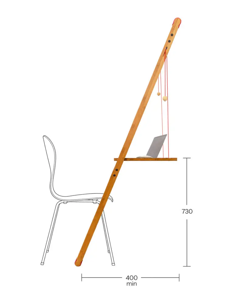 Leandesk Folding Sit-Stand Desk - Image 9