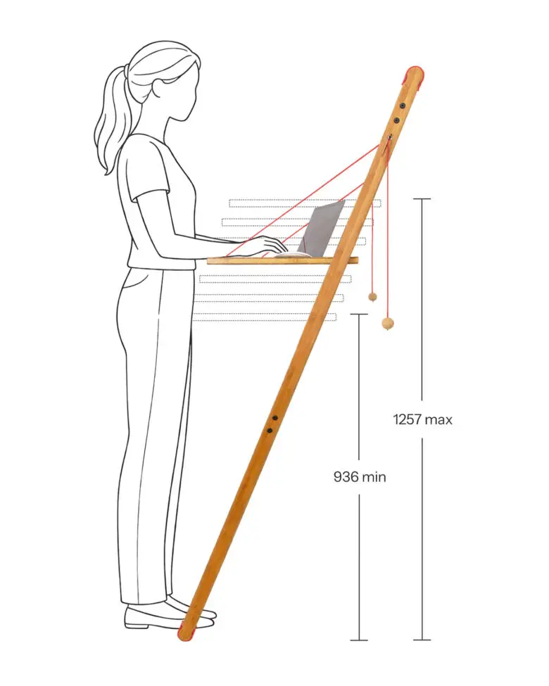 Leandesk Folding Sit-Stand Desk - Image 10