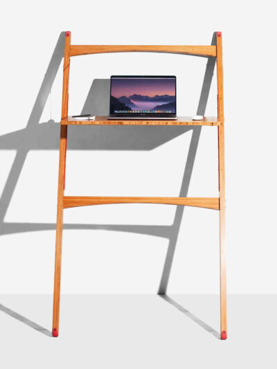 Leandesk Bamboo Folding Sit-Stand Desk – The Space Saving Ergonomic Workstation
