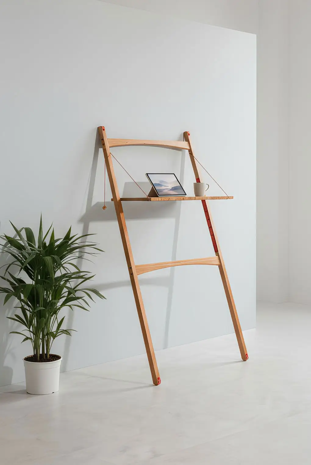 Leandesk in a quiet breakout space in a modern office for focused work