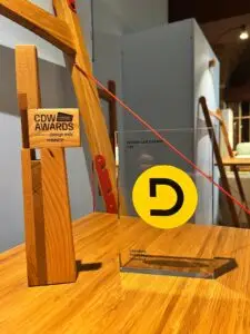 Leandesk's CDW Award alongside Design Guild Mark award at Clerkenwell Design Week